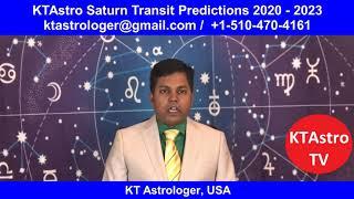 KTAstro Saturn Transit Predictions 2020 - 2023