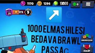 BRAWL STARS ELMAS HİLESİ 2021 %100 GERÇEK BEDAVA BRAWL PASS AÇ