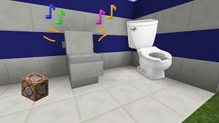 How To Make a Working Toilet In Mcpe