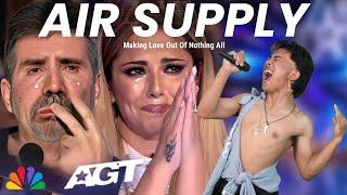 GOLDEN BUZZER : Simon Cowell cried when he heard the song Air Supply with an extraordinary voice