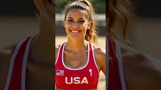  BEACH VOLLEYBALL QUEENS | USA  vs Brazil  vs France  | Most Beautiful & Talented Players