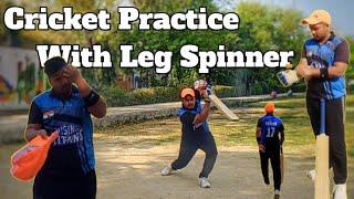 Cricket Practice With leg spinner || Cricket net practice Session With Arvind || Practice Session