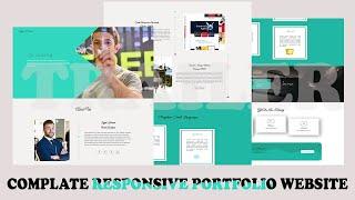 Complete responsive portfolio website | Coding BD