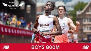 Boys 800m Championship Final - New Balance Nationals Outdoor 2023