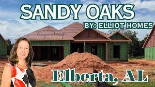 Driving Tour of Sandy Oaks New Construction by Elliot Homes in Elberta Alabama