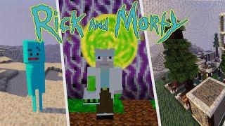 How I Turned Minecraft Into Rick and Morty With Mods