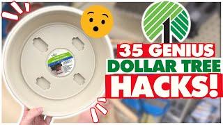 35+ BEST KEPT SECRET Dollar Tree Hacks you MUST TRY in 2025  Organizing, Cleaning, DIY, & Decor