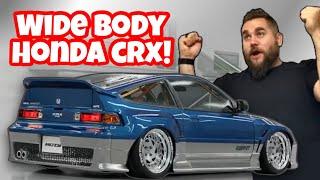 V8 HONDA GETS CUSTOM WIDE BODY KIT! 500HP CHEVY POWERED RWD CRX! BADDEST HONDA RWB BUILD EVER!