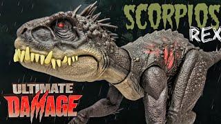 BEST MATTEL SCORPIOS! Mattel Jurassic World ULTIMATE DAMAGE Scorpios rex Review!!!