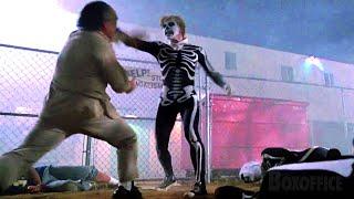 Mr. Miyagi VS Cobra Kai | Halloween Fight | The Karate Kid | CLIP