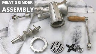 Meat Grinder || How To Assemble A Cast Iron Meat Grinder