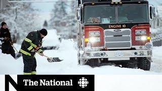 B.C.’s Lower Mainland at standstill after rare winter storm