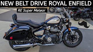 BELT DRIVE on a Royal Enfield Super Meteor - Super Smooth - Wahoo!