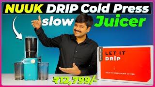 " DRĪP Cold Press Juicer – Effortless, Fresh & Nutrient-Rich Juice! "