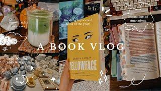 a book vlog  annotating yellowface, going to bookstores, and an unboxing