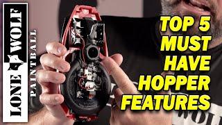 Top 5 Things You Want in a Paintball Hopper | Lone Wolf Paintball