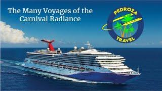 PedrozaTravel Live from the Carnival Radiance! Sunday 2/19 4 PM PST 7 PM EST