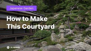 Japanese Garden Making-of Tutorial | Landscape Design with Animated Plant Models | D5 Render