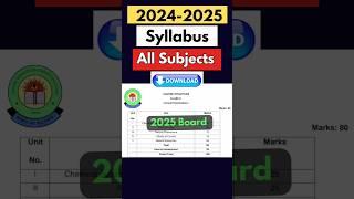 CBSE Syllabus 2024-25 class 10 | All Subjects | CBSE Board Exam 2025 |#cbsesyllabus #cbseclass10exam