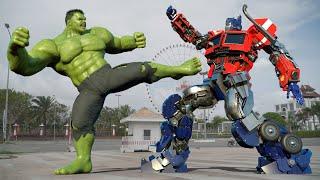 The Avengers: Dark Of The Moon - Optimus Prime vs Hulk Final Fight | Paramount Pictures [HD]