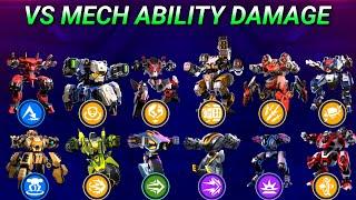 Mech Arena VS All Mechs Ability Damage