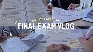 Ep.2 - VERY LAST FINAL EXAM VLOG | 24 hr before Media Psychology exam | DO my BEST until the END! 