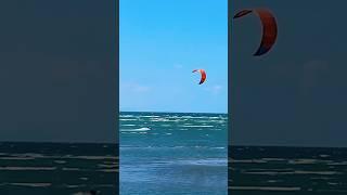 Kitesurfing is an exciting sport that takes advantage of wind and waves. marine sports #shorts