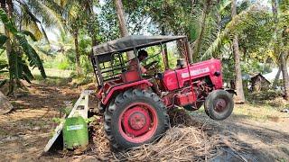 Mahindra 575 di tractor goes to rotavator performance in thevanam farmland | Mohantractor'slife