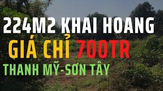 224m2 Khai Hoang đường vào 4m Thanh Mỹ, Sơn Tây | Đất Nền Sơn Tây