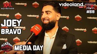 Joey Bravo 'IK sta al VOOR! Ik heb de ERVARING!' #BoxingInfluencers Media Day