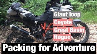 Packing for Adventure with Giant Loop Great Basin and Rogue bags