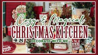 NEW! 2023 CHRISTMAS DECORATE WITH ME│MAGICAL & COZY CHRISTMAS KITCHEN│CHRISTMAS DECORATING IDEAS