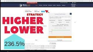 HOW TO PROFIT 100% TRADING HIGHER / LOWER || THE BEST STRATEGY BINARY.COM