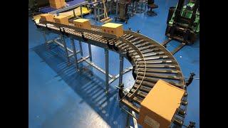 Gravity Roller Track Conveyors UK from C-Trak Ltd