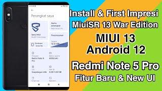 MIUI SR 13 War Edition Redmi Note 5 Pro | Android 12 | Bugs & Features | Full Detailed Instalation