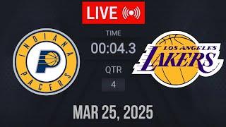 NBA LIVE! Los Angeles Lakers vs Indiana Pacers | March 25, 2025 | 2025 NBA Season Live 2K