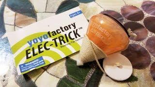 YoYoFactory Elec-Trick Spin Top Unboxing and Review.