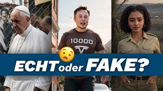 Echt oder Fake? 5 TIPPS: Wie du eine KI in Bildern, Video und Text erkennst