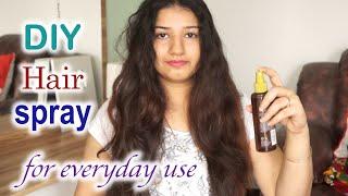 DIY hair spray for everyday use without essential oil / how to make hair spray at home