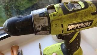 Drilling Holes in  Concrete Header for Curtains