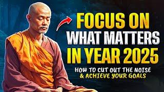 10 Buddhist Lessons to Focus and Achieve Your Goals in 2025! (Don't Miss This)