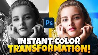 Photoshop's Magic Button: Turn B&W to Color in an Instant