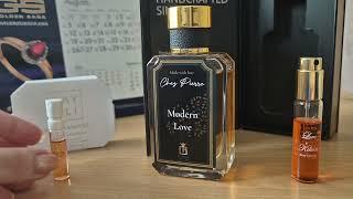 Kilian Love don't be shy/ Chez Pierre Modern Love/ Kayali Marrakesh in a bottle Orange Blossom 24