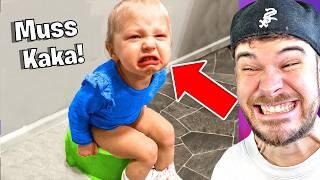 Die *Härteste* NICHT LACHEN Challenge! (DUMME KINDER)