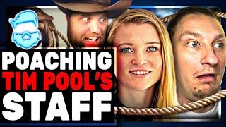 Poaching Tim Pool Staff!  Timcast IRL Hosts Join The Quartering!