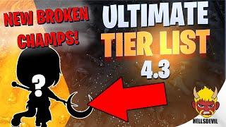 WILD RIFT ULTIMATE TIER LIST (Patch 4.3) | SO MANY NEW BROKEN CHAMPIONS!