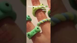  frog ring tutorial polymer clay  so so easy