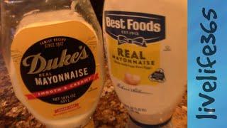 Duke's Mayonnaise vs.  Best Foods Mayonnaise