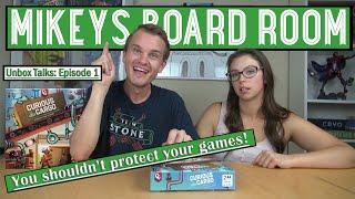 You shouldn't protect your board games - Unbox Talks Episode 1 - Curious Cargo by Capstone Games