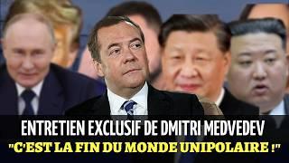 URGENT DIMITRI MEDVEDEV DEVOILE TOUT DANS CETTE INTERVIEW EXCLUSIVE